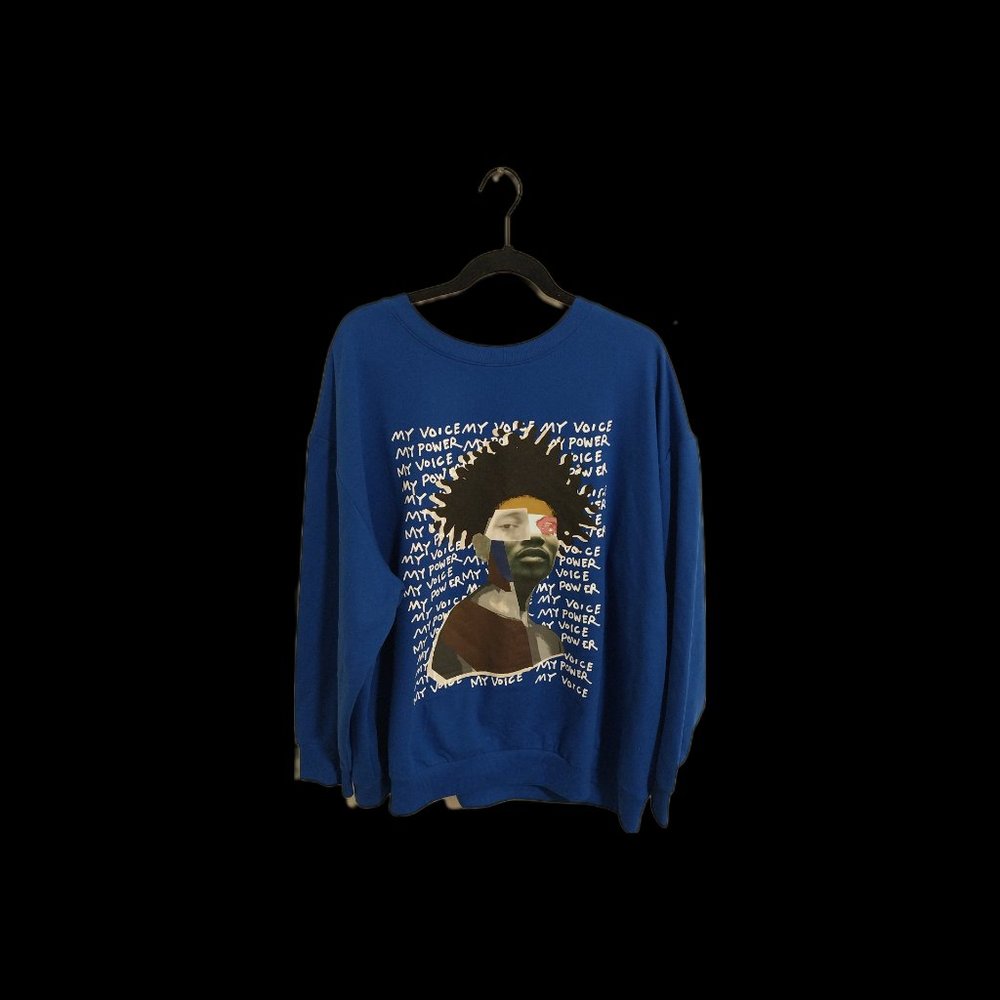 Men's Royal Blue Crewneck Sweater